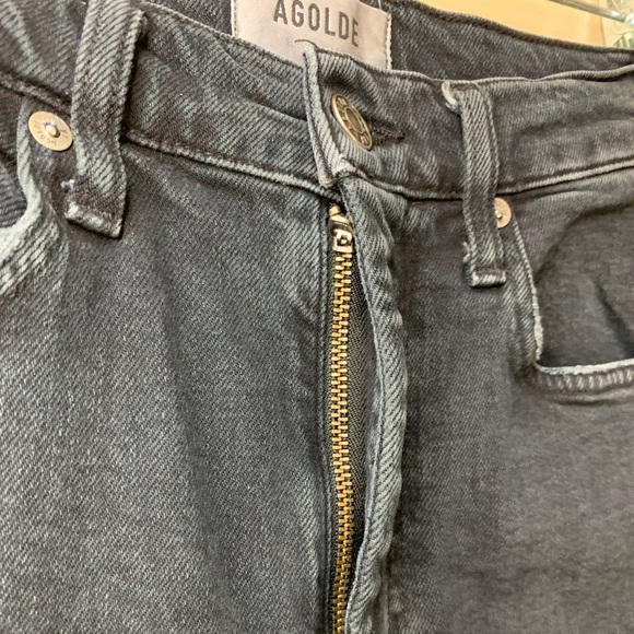 Agolde Pinch high waist straight leg jeans. Size 24 - Picture 8 of 16